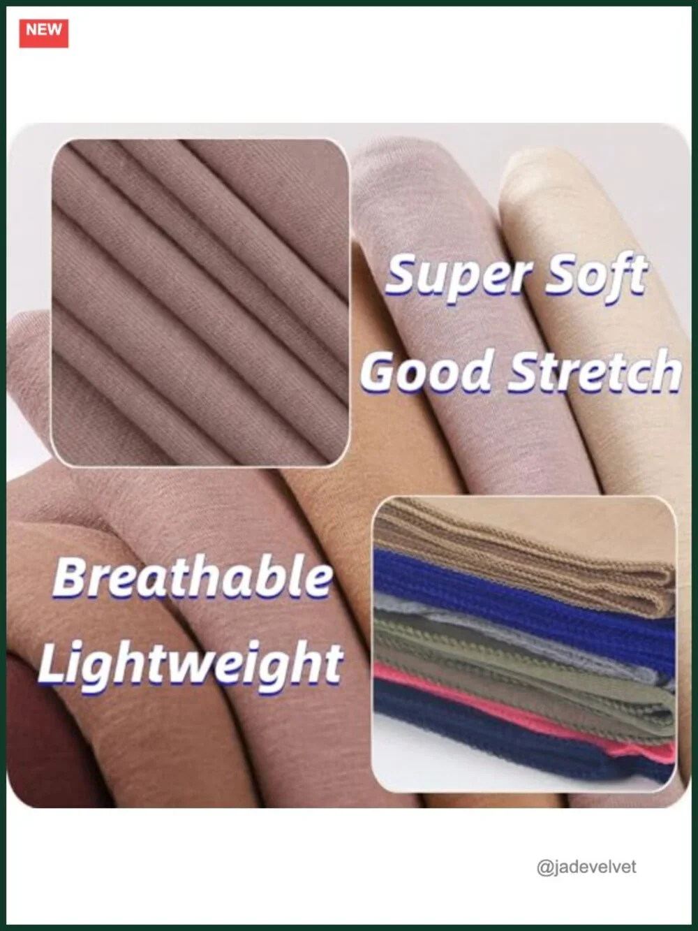 Long Soft Jersey Head Wrap Scarf 71x32 Stretchy Turban for Women